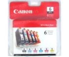 Original Canon BCI-6 Set of 6 Ink Cartridges